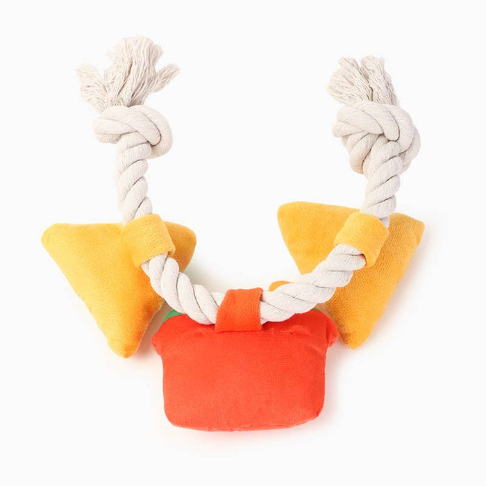 Hugsmart Products Inc Hugsmart Products Inc - HugSmart Pet - Fiesta Chewsday | Nacho Day -  Rope Toy