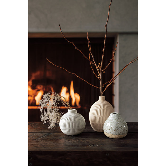 Fleck Ceramic Bud Vase