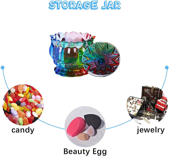 Flower Storage Box 3D Resin Jar Mold
