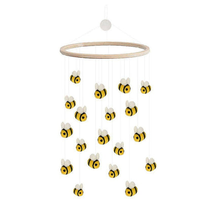Gamcha - Baby Cot Mobile - Bumblebee - Mabel & Fox