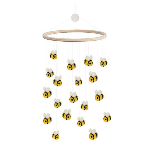Gamcha - Baby Cot Mobile - Bumblebee - Mabel & Fox