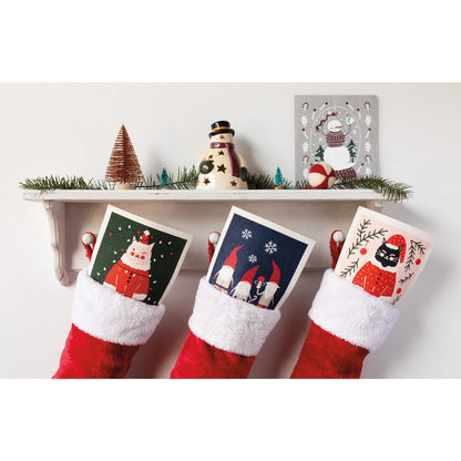 Gnomes Swedish Dishcloth