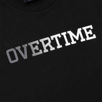 Up close, front view of the Overtime Gradient Tee.