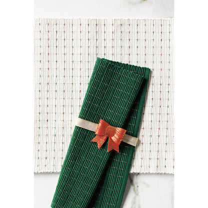 Green Copper Ribbed Placemat