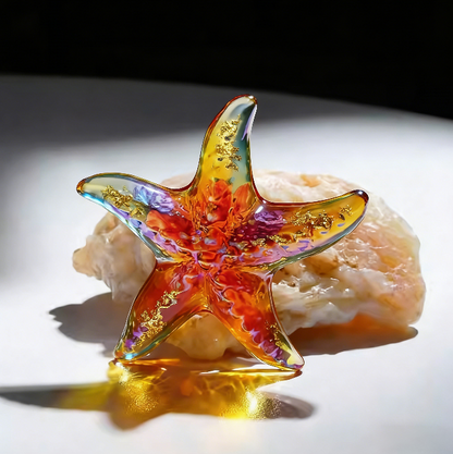 Handmade 2D Starfish Ornament Resin Mold