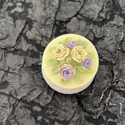 Handmade 3D Flower Storage Jar Resin Molds