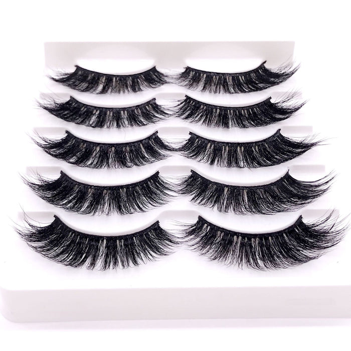 A box of 5 pairs of false eyelashes
