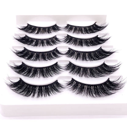 A box of 5 pairs of false eyelashes