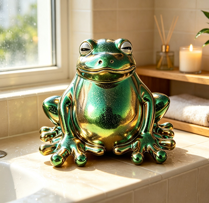 Handmade Chubby Frog Figurine Resin Mold