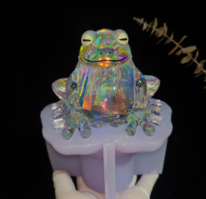 Handmade Chubby Frog Figurine Resin Mold