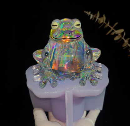 Handmade Chubby Frog Figurine Resin Mold