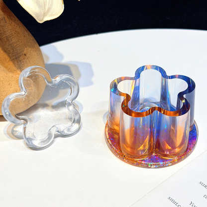 Flower Pudding Storage Jars Resin Mold-Small【Machine mold】