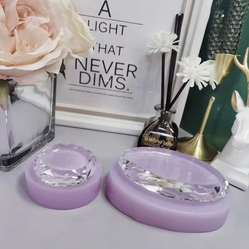 Handmade Crystal Diamonds Base Ornament Resin Mold