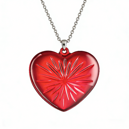 Handmade Crystal Heart-Shaped Pendant Resin Mold