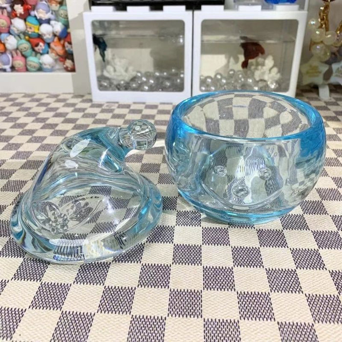 Handmade Crystal Large Capacity Snowman Storage Jar Resin Molds