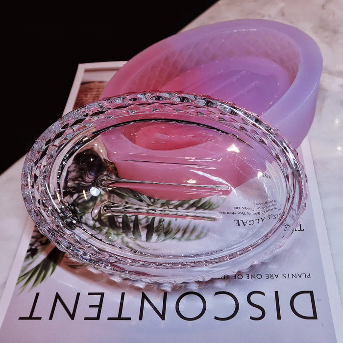 Handmade Crystal Soap Storage Ornament Resin Molds