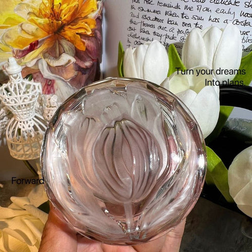 Handmade Crystal Tulip Storage Box Resin Mold