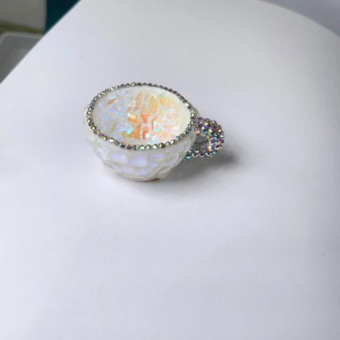 Handmade Diamond Cute Cup Storage Resin Mold