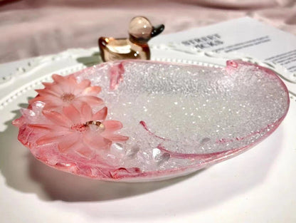 Handmade Diamond Daisy Tray Soap Storage Resin Molds