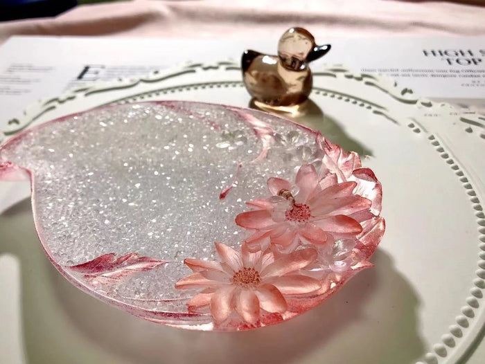 Handmade Diamond Daisy Tray Soap Storage Resin Molds
