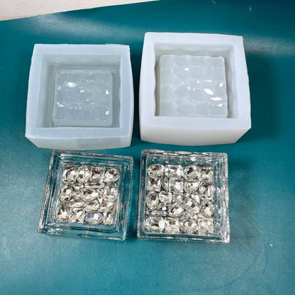 Handmade Diamond Fishtail Storage Boxes Resin Molds