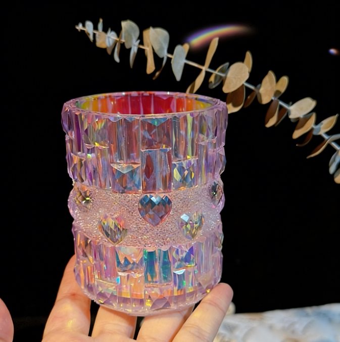 Handmade Diamond Hand Soap Pencil Holder Resin Mold【Side-cut mold】