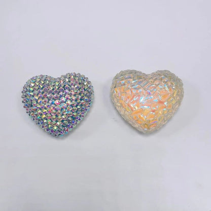 Handmade Diamond Heart Ornament Resin Mold