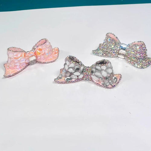 Handmade Diamond Mini Bow Jar Accessory Resin Mold
