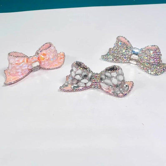 Handmade Diamond Mini Bow Jar Accessory Resin Mold