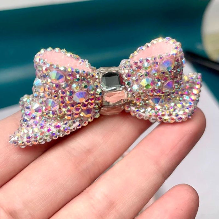 Handmade Diamond Mini Bow Jar Accessory Resin Mold