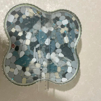 Handmade Diamond Oversized Divider Tray Storage Resin Molds（Mold Weight：105.82 oz ）