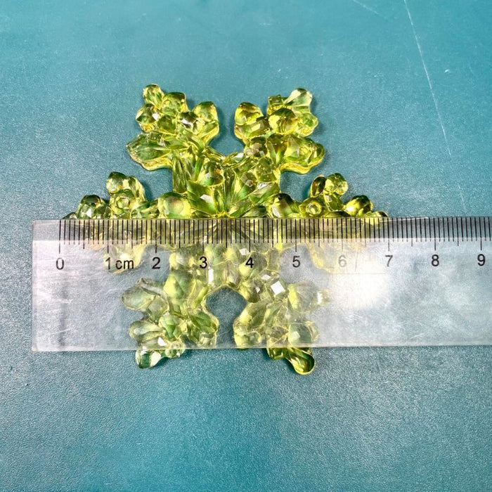 Handmade Diamond Snowflake Pendant Resin Mold