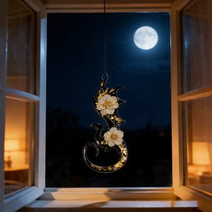 Handmade Flying Dragon Hanging Resin Mold with Hole