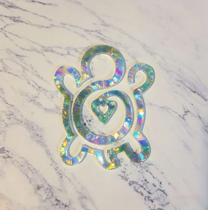 Handmade Heart Turtle Bookmark Resin Mold