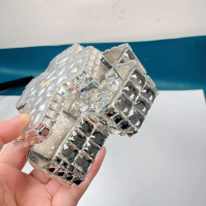 Handmade Large  Diamond Cross Storage Box Resin Molds