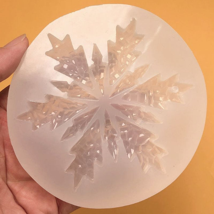 Handmade Large Diamond Snowflake Resin Mold
