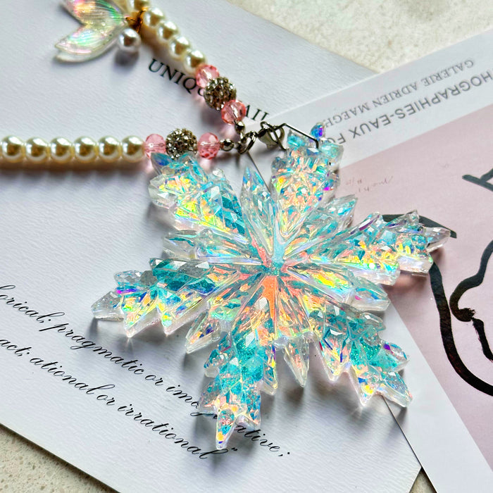 Handmade Large Diamond Snowflake Resin Mold