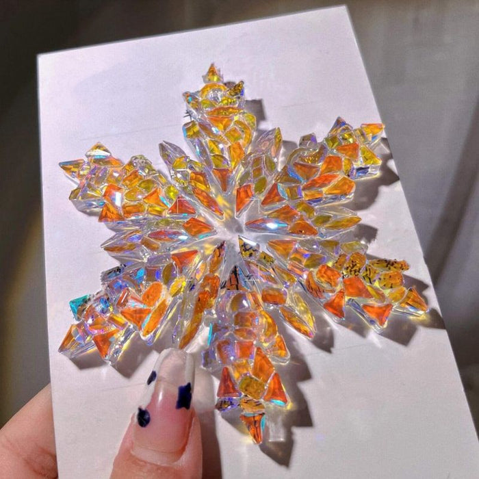 Handmade Large Diamond Snowflake Resin Mold