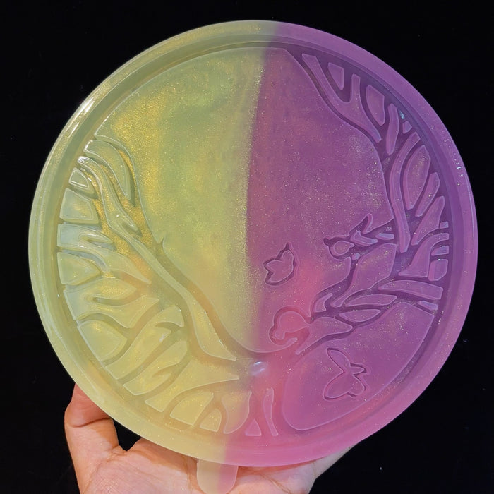Handmade Mother Holding Child Tree of Life Hanging Ornament Resin Mold