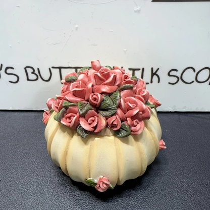 Handmade Rose Ring Jewelry Storage Jar Resin Molds