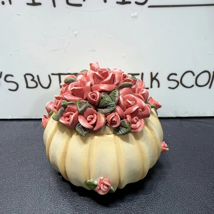 Handmade Rose Ring Jewelry Storage Jar Resin Molds