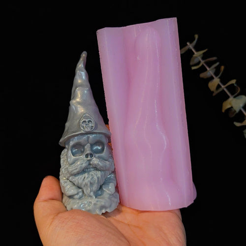 Handmade Skeleton Gnome Resin Mold