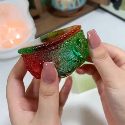 Handmade Small Diamond Heart Storage Resin Mold