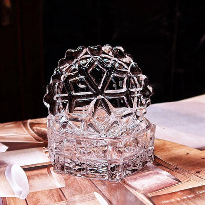 Handmade Snowflake Storage Jar Resin Mold