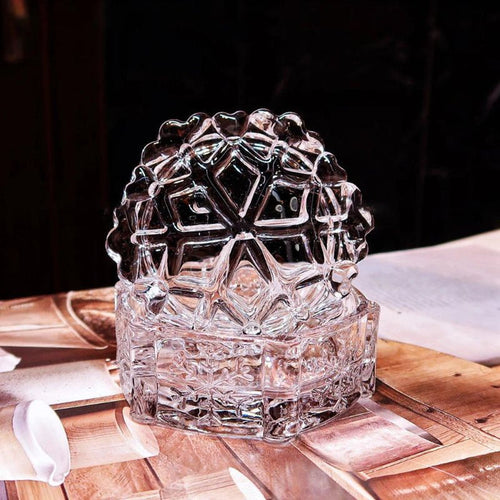 Handmade Snowflake Storage Jar Resin Mold