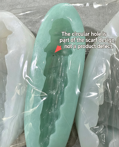Handmade Snowman Icicle Hanging Resin Mold