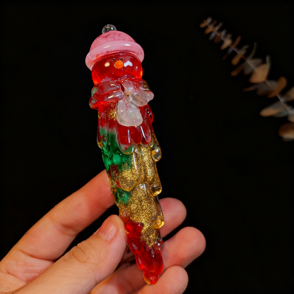 Handmade Snowman Icicle Hanging Resin Mold