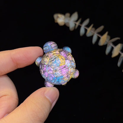 Handmade Water Ripple Turtle Pendant Resin Mold with Hole