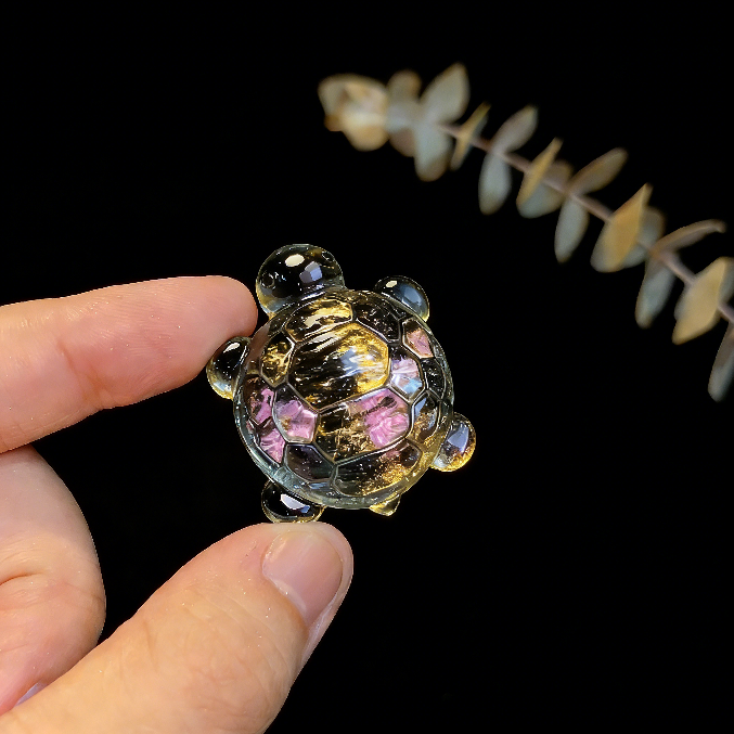 Handmade Water Ripple Turtle Pendant Resin Mold with Hole
