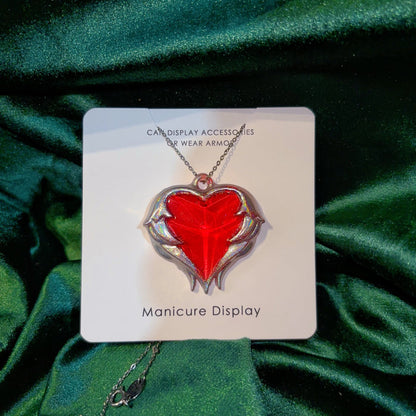 Handmade Winged Heart Jewelry Resin Mold